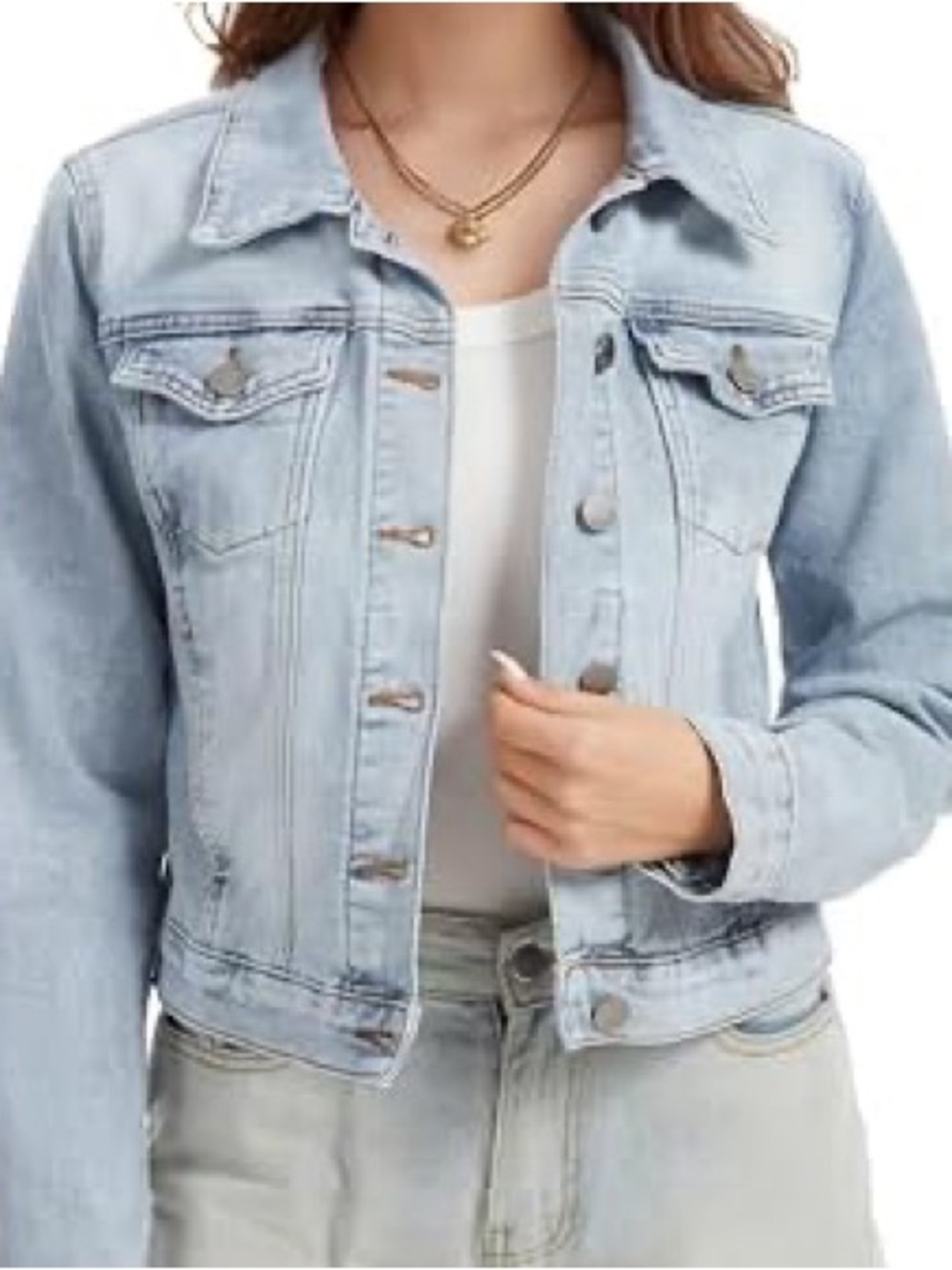 Forever 21 Light Blue Denim Jacket